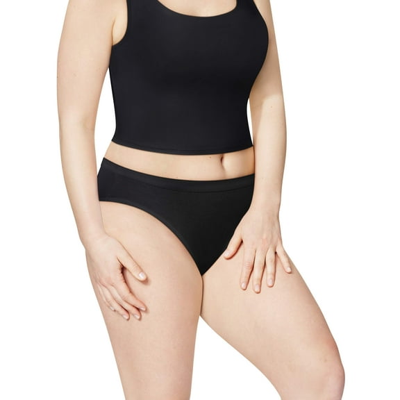 Women's Plus Cotton Bikini Panties in Assorted - 5 Pack