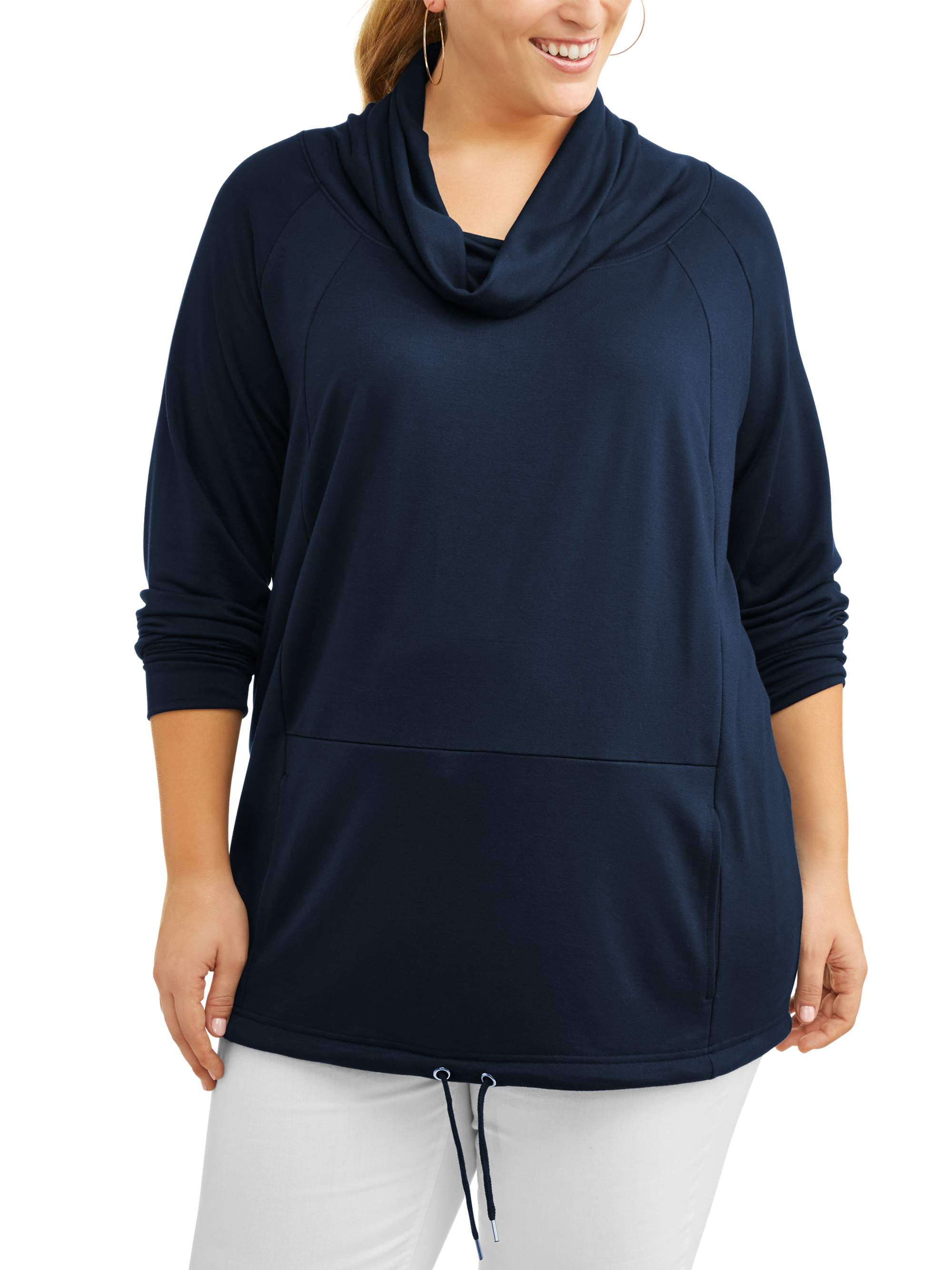 Cowl Neck Sweatshirt Women