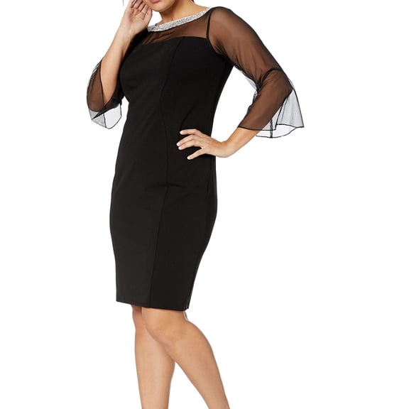 Women's Plus Embellished Sheath Dress 24W
