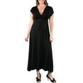 thumbnail image 1 of Women's Plus Faux Wrap Maxi Dress, 1 of 3