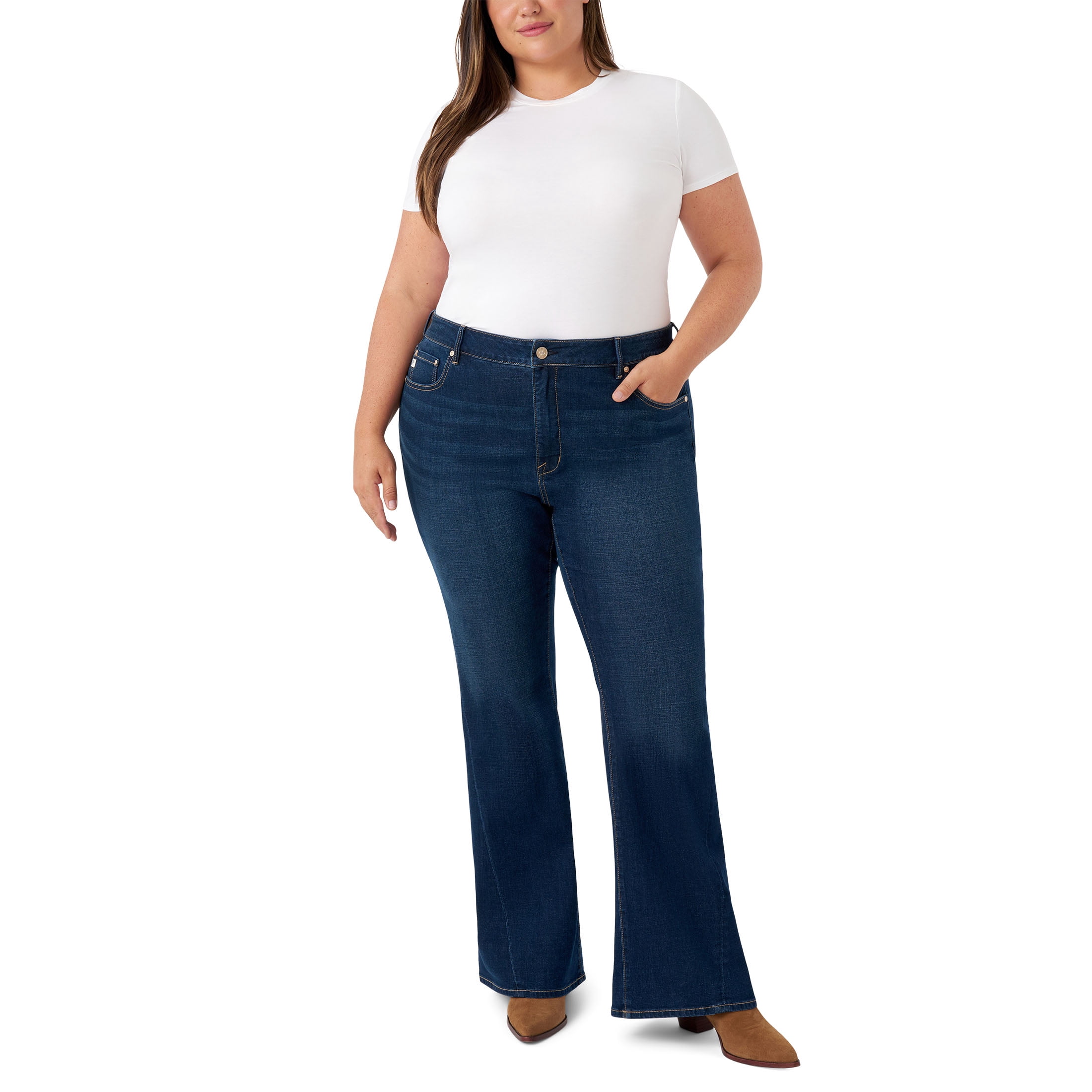 Women s Plus Generation Flare Jean London Walmart women-s-plus-generation-flare-jean-london-walmart