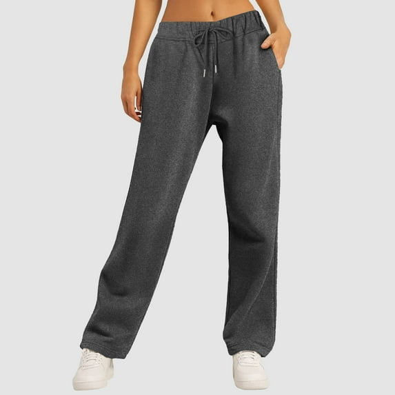 Women's Plus Linen Pants Women Stripe Pants for Women Dressy Casual 3X Women’S Lined Sweatpants Wide Straight Leg Pants Bottom Sweatpants Joggers Pants Workout High Waisted Yoga Pants with Pockets