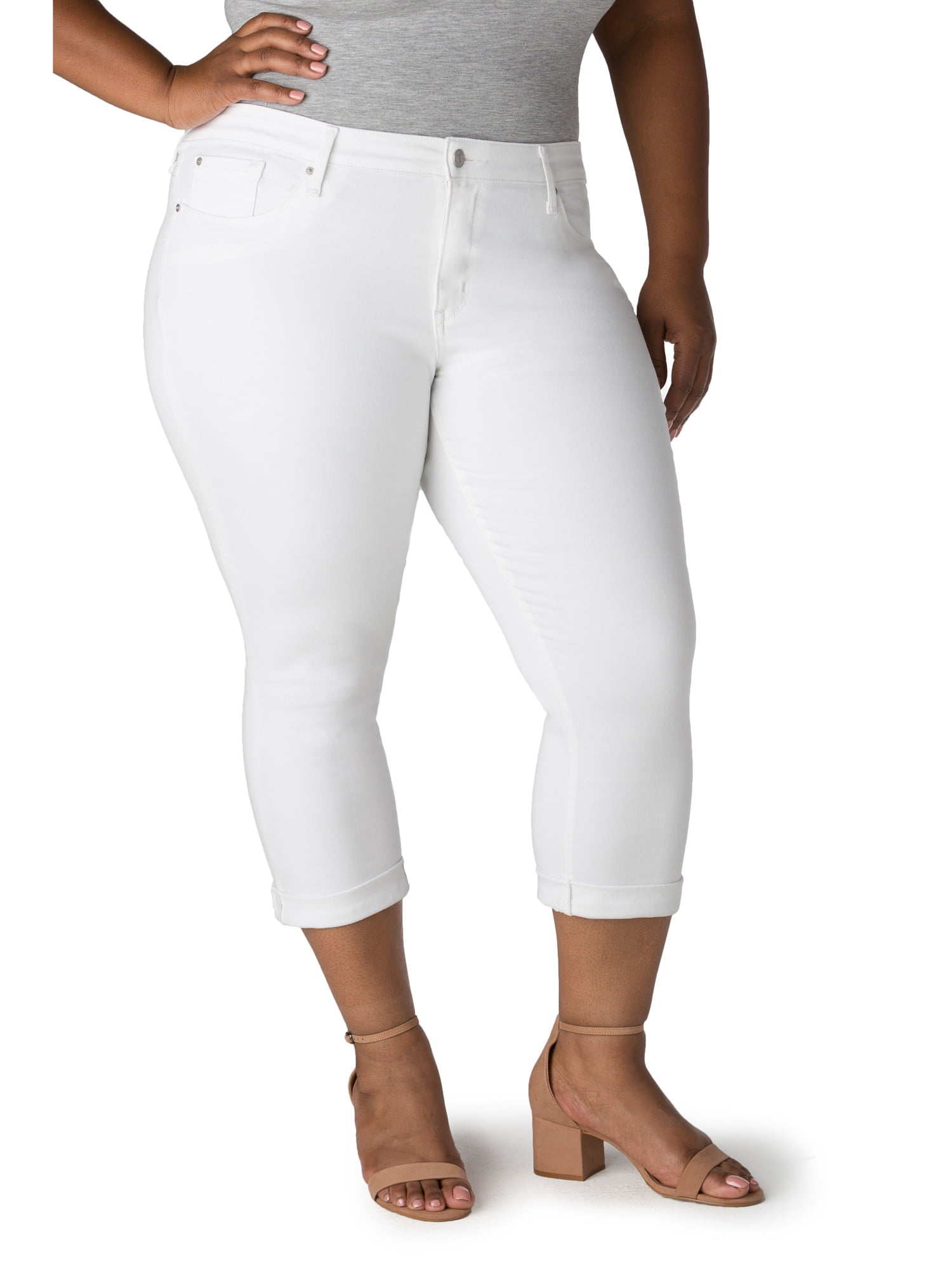 Womens white hotsell jean capris