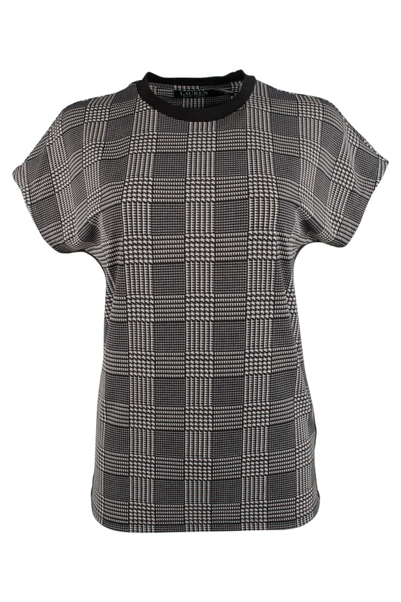 Women's Plus Plaid Jersey Shirt-WC-1X