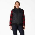 thumbnail image 1 of Women’s Plus Quilted Vest, Black, 1PS, 1 of 5