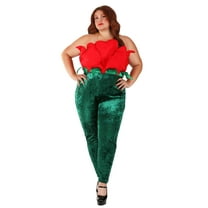 Women's Plus Red Rose Costume