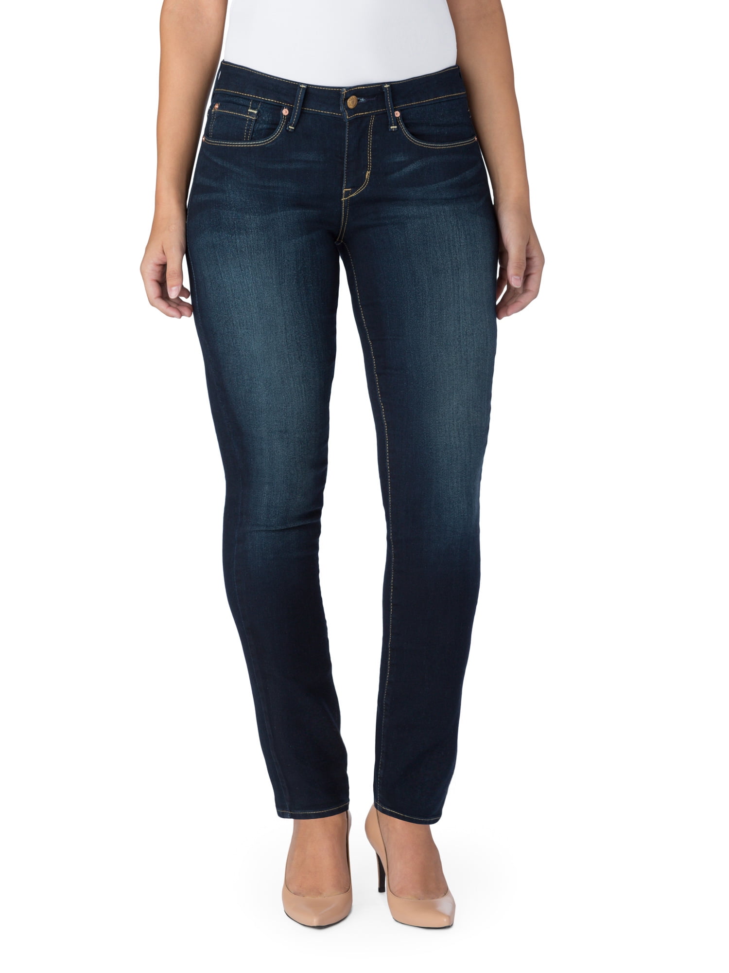 Women's Plus Simply Stretch Skinny Jeans - Walmart.com