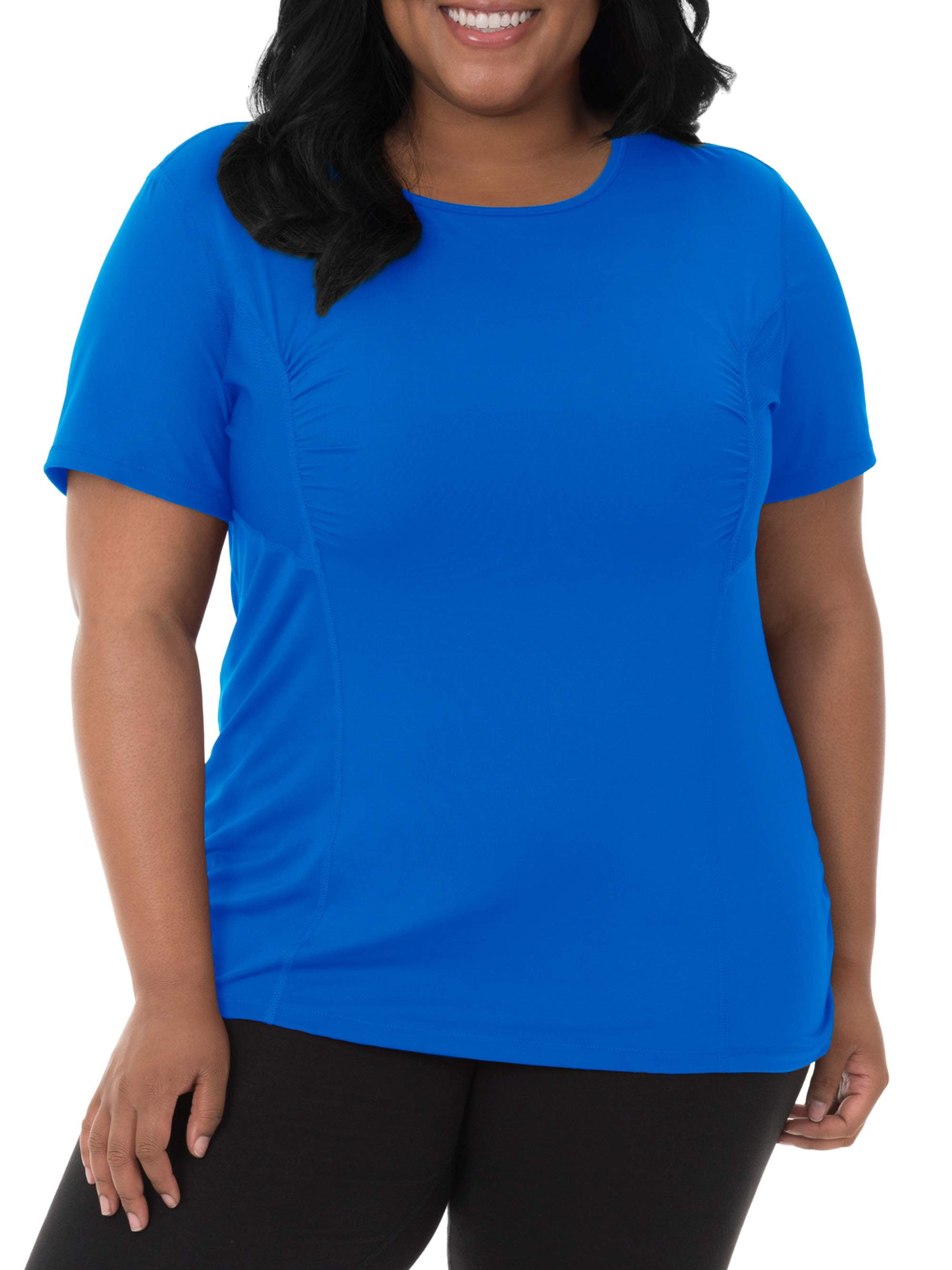 Women's Plus Size Active Mesh Performance Tee