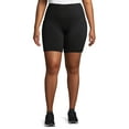 thumbnail image 1 of Under Control Women’s Adult Plus Size Active Seamless Bicycle Short with Phone Pocket Athletic Shirts & Tops, 1 of 7
