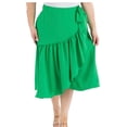 thumbnail image 1 of Women's Plus Size Airflow Midi Skirt With A Bow, 1 of 5
