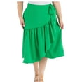 thumbnail image 1 of Women's Plus Size Airflow Midi Skirt With A Bow, 1 of 5