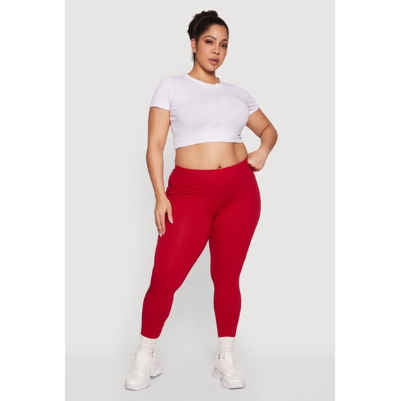 Women's Plus Size Ambiance Basic Leggings