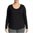 thumbnail image 1 of Women's Plus Size Basic Top Long Sleeve Tunic Shirts Crew Neck T Shirt Fall Outfits Breathable Loose Fit Casual Blouses, 1 of 6