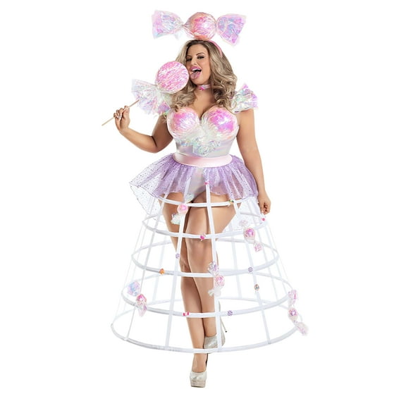 Women's Plus Size Bon-Bon Queen Costume