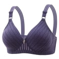 thumbnail image 1 of Women's Plus Size Bras, Bras for Women Mesh V Neck No Underwire Wireless Everyday Bra with Lift Push Up Seamless Bralettes for Women S-2XL Womens Bras Clearance under $5, 1 of 2