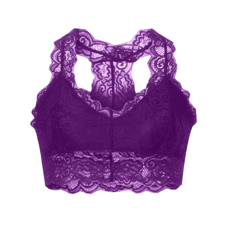 Women's Plus Size Bras, Sexy Lace Bralette for Women, Unpadded and Unlined Wireless Bra, Perfect Racerback Everyday Lingerie S-3XL - Walmart.com Women's Plus Size Bras, Sexy Lace Bralette for Women, Unpadded and Unlined Wireless Bra, Perfect Racerback Everyday Lingerie S-3XL - Walmart.com