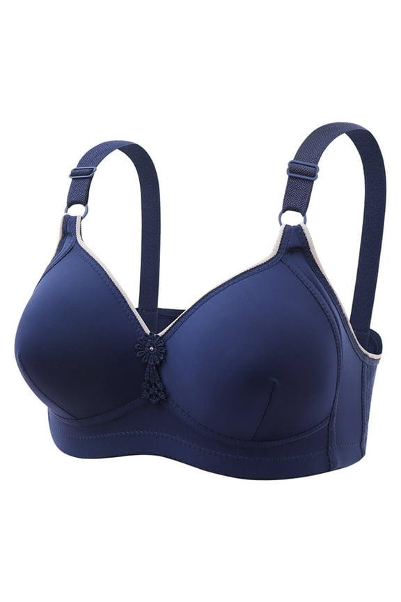 Women's Plus Size Bras, Women's Push Up Bra, Full Coverage Underwire Bra, Hide Back Fat Deep Cup Bra, Smoothing Bra, Deep Cup Bra S-2XL