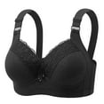 thumbnail image 1 of Women's Plus Size Bras, Women’s Push Up Lace Bra Comfort Padded Underwire Bra Lift Up Add One Cup Full Coverage Everyday Bras S-2XL, 1 of 5
