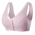 thumbnail image 1 of Women's Plus Size Breastfeeding Bra Ultra-Thin Comfort Maternity Nursing Bra Ladies Large Size Snap Front Closure, 1 of 4