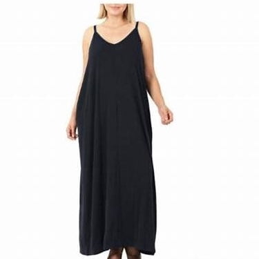 Women's Plus Size Cami Maxi Dress with Pockets