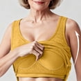 thumbnail image 1 of Women's Plus Size Camisole, Built-In Padded Bra Sleeveless Tank Top Corset Style Layering Body Shapewear Yellow M, 1 of 7