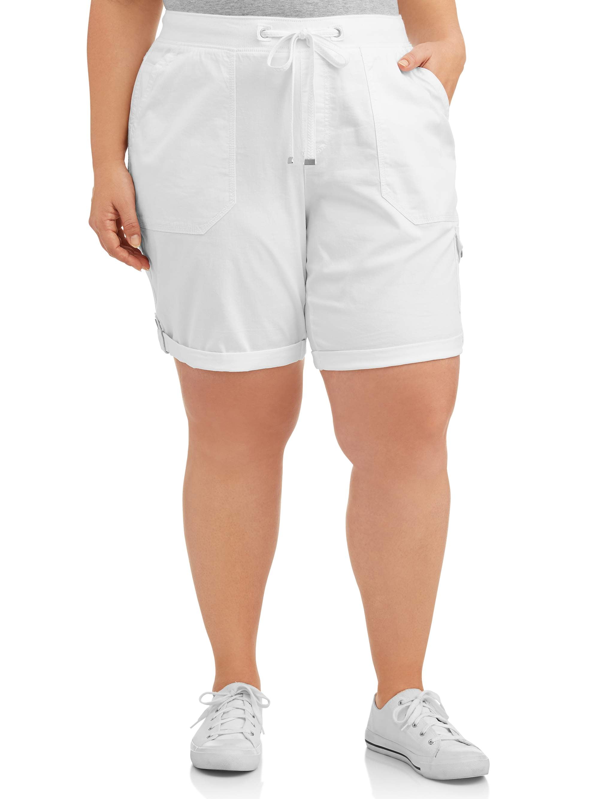 Women's Plus Size Cargo Shorts