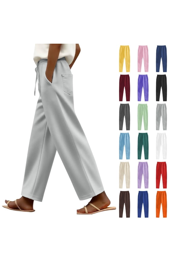 Women's Plus Size Casual Athletic Pants Comfortable Sportswear for Fall and Winter Seasons