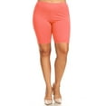 thumbnail image 1 of Women's Plus Size Casual Basic Solid Biker Shorts Pants, 1 of 4