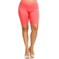 thumbnail image 1 of Women's Plus Size Casual Comfy Workout Yoga Basic Solid Biker Shorts Pants, 1 of 3