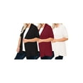 thumbnail image 1 of Women's Plus Size Casual Short Sleeve Solid Draped Open Cardigan (Pack of 3), 1 of 5