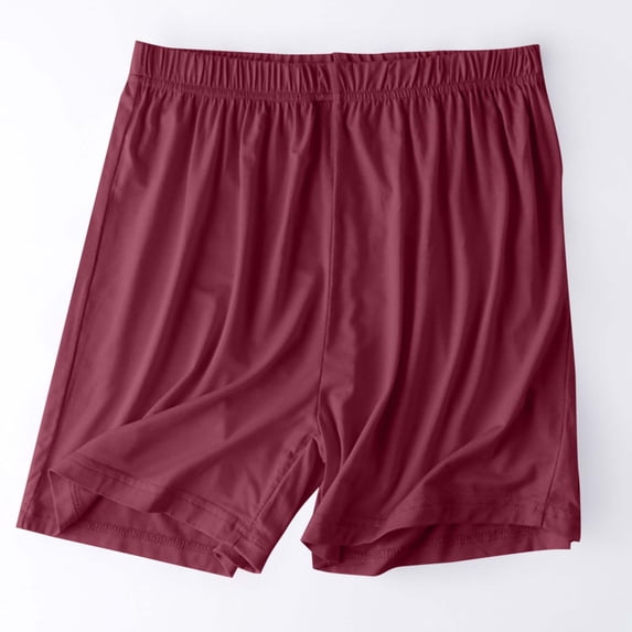 Women's Plus Size Casual Shorts — Solid Color Sleepwear & Loungewear, Lightweight & Loose Fit for Home Outdoor & Summer Wear