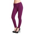 thumbnail image 1 of Women's Plus Size Casual Solid Slim Fit Button Closure High Waist long Pants, 1 of 2