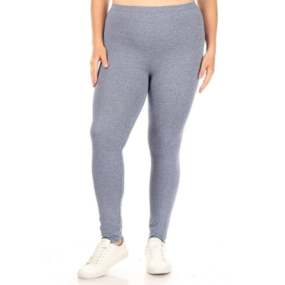 Women's Plus Size Casual Tie Dye and Solid Color Elastic Band Waist Active Leggings Pants S-3XL