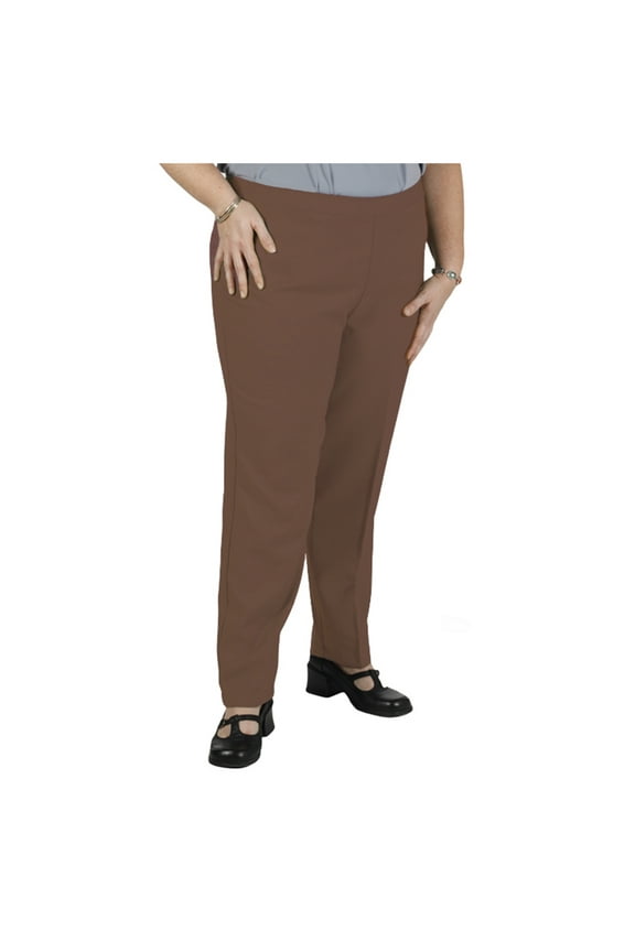 Women's Plus Size Chestnut Bend Over® Pull-On Pants - 32W