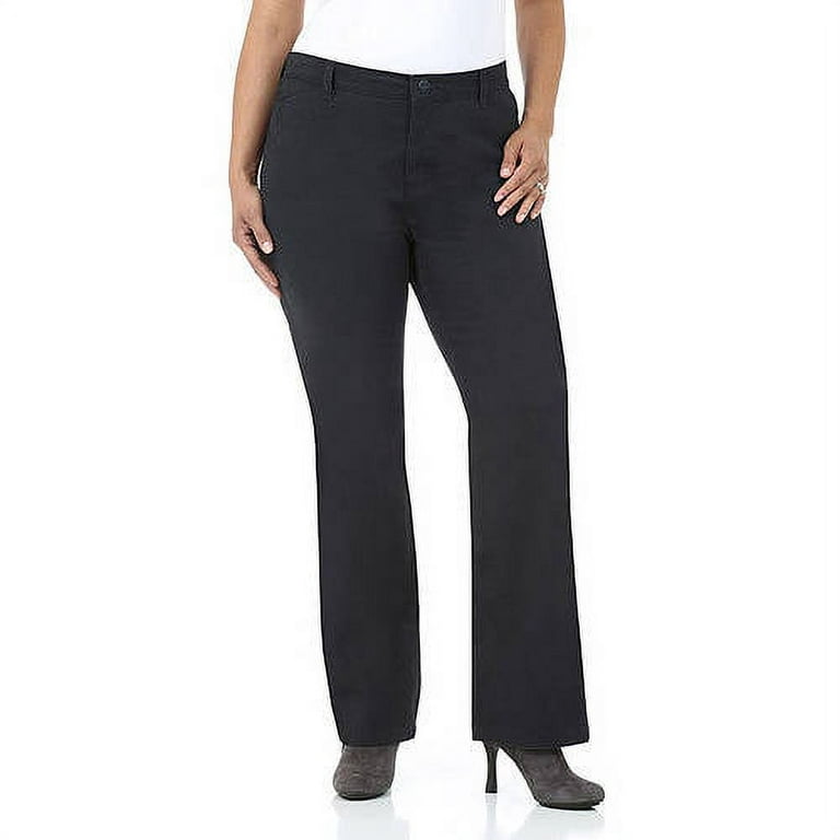 Women's Plus-Size Classic Casual Pants, Available in Regular and Petite  Lengths 