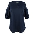 thumbnail image 1 of Women's Plus Size Cold-Shoulder Keyhole Top-I-3X, 1 of 5