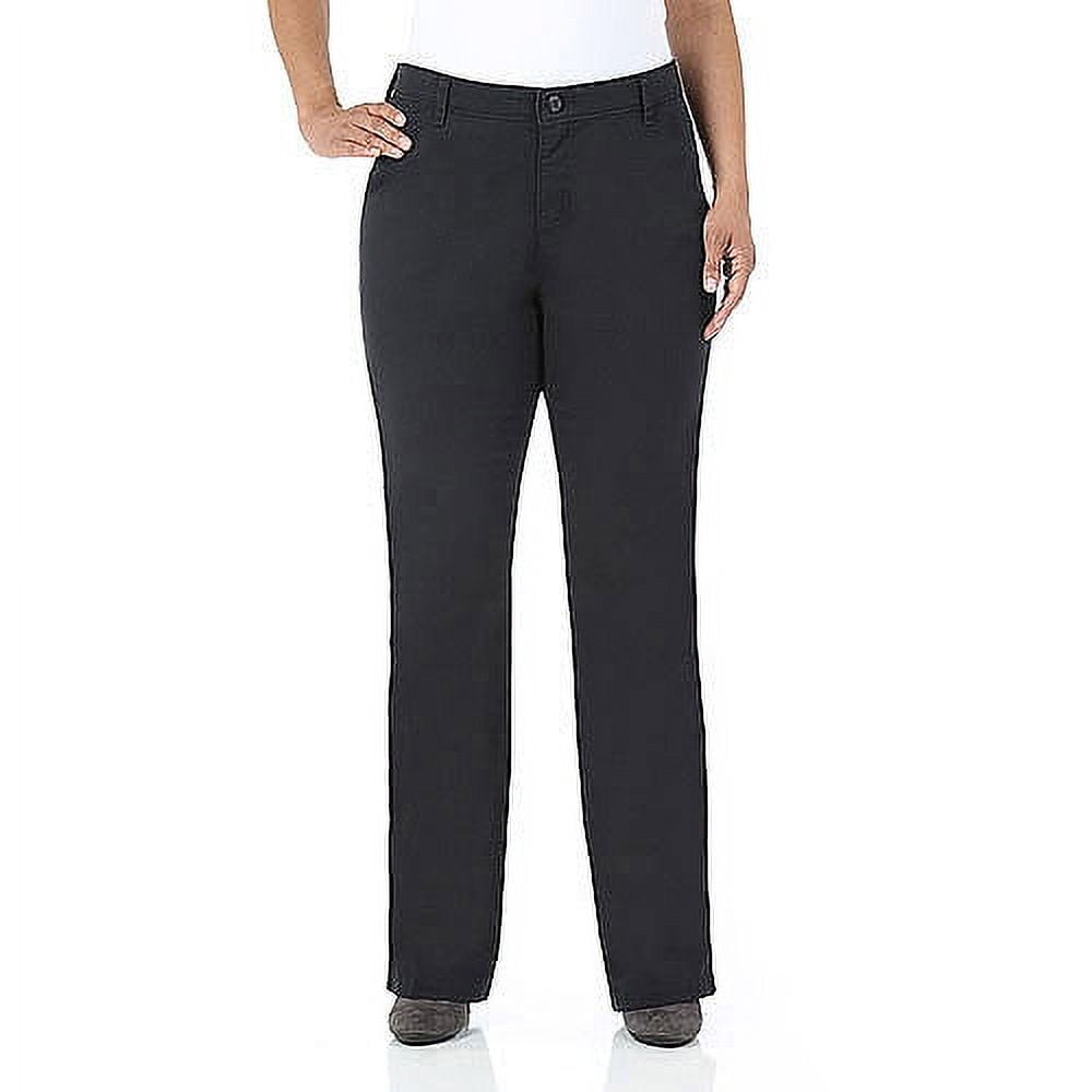 Women's Plus-Size Comfort No-Gap Waist Casual Pants - Walmart.com