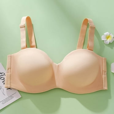 Women's Plus Size Comfortable Bras: Non-Wired, Breathable, Back-Closure Underwear for Everyday Wear and Intimate Moments