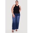 thumbnail image 1 of Women's Plus Size Compression Rib High Neck Tank Top, 1 of 4