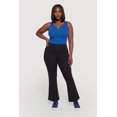 thumbnail image 1 of Women's Plus Size Compression Rib Seamless Notch Neck Tank Top, 1 of 4