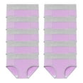 thumbnail image 1 of Women's Plus Size Cotton Panties Breathable Comfort Seamless Panties Casual Everyday No Show Underpants High Waist Underwear 10pc, 1 of 4