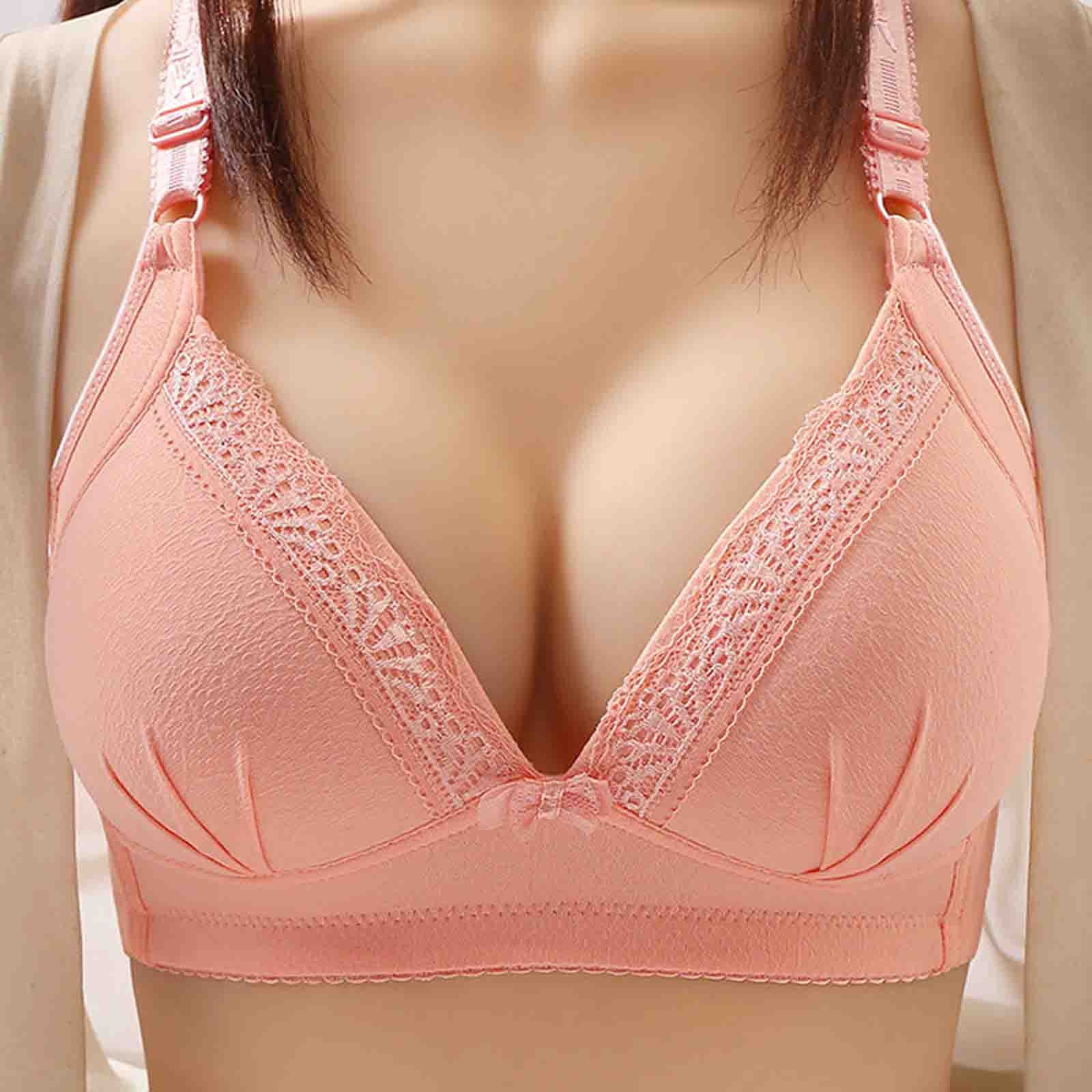 Women's Plus Size Cotton Unlined No Underwire BraPinchFree Straps