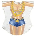 thumbnail image 1 of Women's Plus Size Cover Up Mardi Gras Girl, 1 of 1