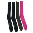 thumbnail image 1 of Women's Plus Size Crew Socks (4 Pair) Fits Shoe Size 6-12, 1 of 6