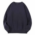 thumbnail image 1 of Women's Plus Size Crewneck Sweatshirt Everyday Comfort Round Neck Long Sleeve Top, 1 of 8
