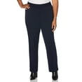 thumbnail image 1 of Women's Plus Size Curvy Fit Slim Leg Gabardine Pant, 1 of 2