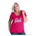 thumbnail image 1 of Women's Plus Size Curvy T-Shirt - California Cali, 1 of 4