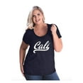thumbnail image 1 of Women's Plus Size Curvy T-Shirt - California Cali, 1 of 4