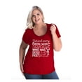 thumbnail image 1 of Women's Plus Size Curvy T-Shirt - Cheer Mom Cheerleader, 1 of 5