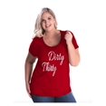 thumbnail image 1 of Women's Plus Size Curvy T-Shirt - Dirty Thirty, 1 of 5